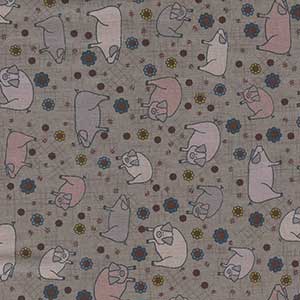 High Meadow Farm - Tan Novelty Fat Quarter by RJR