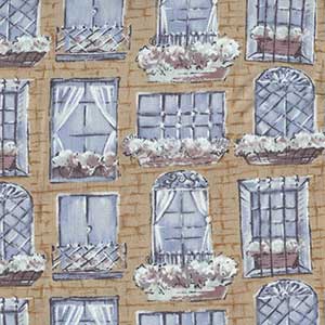 City View - Tan Novelty Fat Quarter by Michael Miller