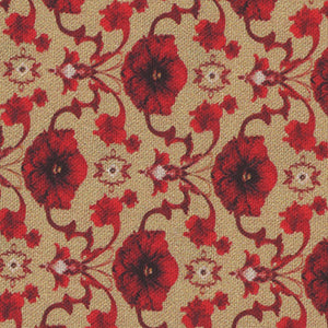 Floral Embrace - Tan Floral Fat Quarter | Quilt Traditions 29978-E