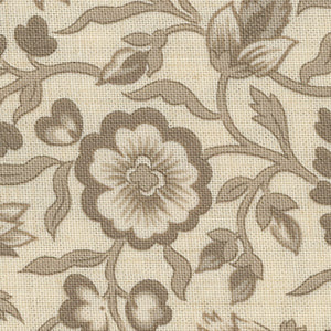 Sacre Bleu - Tan Floral Fat Quarter | Moda 13971-11