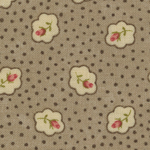 Rambling Rose - Tan Geometric | Moda 17797-17