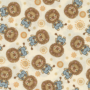 Boho Buddies - Tan Novelty Fat Quarter by Henry Glass