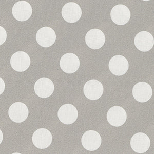 Dots & Stripes - Gray Geometric by Quilting Treasures