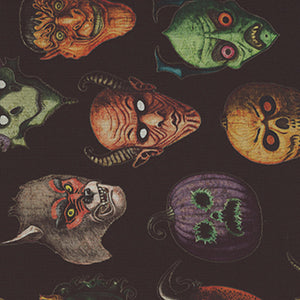 Creepsville - Black Halloween by Quilting Treasures