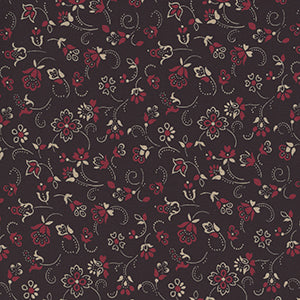Oxford Archival - Black Floral by Quilting Treasures
