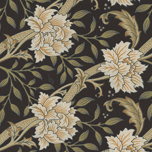 Morris Manor - Black Floral by Moda