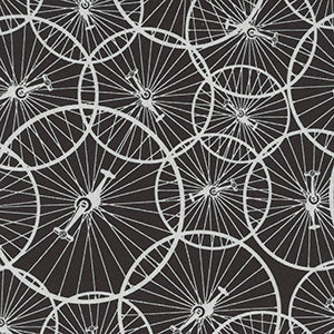 Odds and Ends - Black Geometric by RJR
