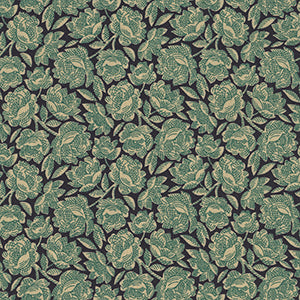 Scrap Basket Favorites - Black Floral by Henry Glass
