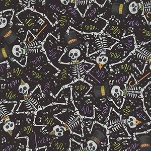 Spooky Cute Halloween - Black Halloween by Free Spirit