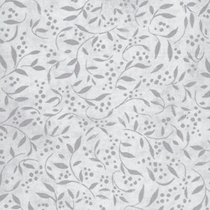 Country Blue - Gray Floral by Wilmington Prints