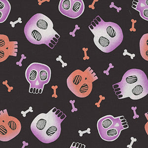 Ghostly Greetings - Black Halloween by Blank Quilting