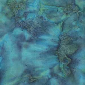 Lava Batiks - Mermaid by Anthology Fabrics