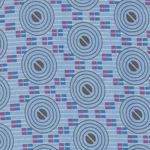 Coco Chic - Blue Geometric by Quilting Treasures