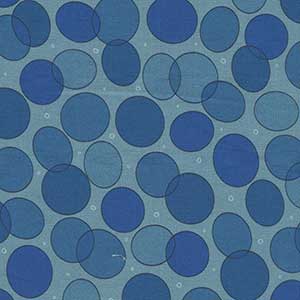 Extraordinary Elephants - Blue Geometric by Quilting Treasures