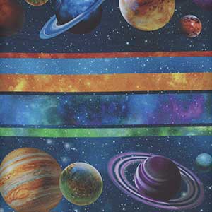 Universe - Blue Novelty by Northcott