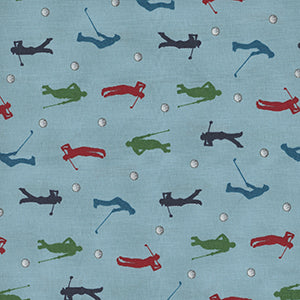 Hole in One - Turquoise by Northcott