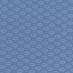 Denim Jacket - Blue Geometric by Wilmington Prints