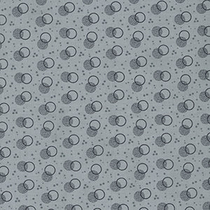 Snowman Gatherings IV - Blue Geometric by Moda