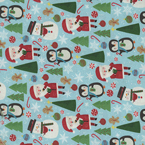 Christmas Miniatures III - Blue Christmas by P&B Textiles