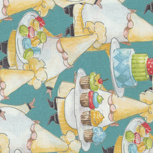 Sweet Little Pleasures - Blue Novelty by Wilmington Prints