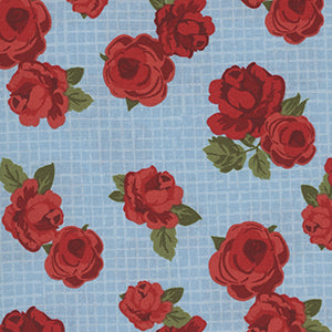 Summertime Daydream - Blue Floral by Wilmington Prints