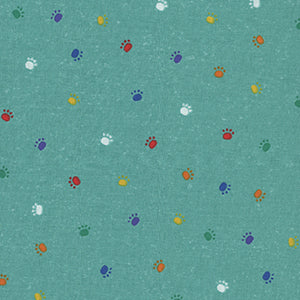 Fe-Line Frisky - Blue by Wilmington Prints