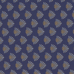 Vintage Cloth - Blue Geometric by Free Spirit