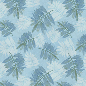 Underwater Wonders - Blue Floral by Wilmington Prints