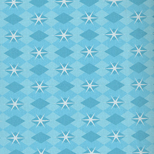 Claus For Celebration - Holiday Sparkles Turquoise by Patrick Lose Fabrics
