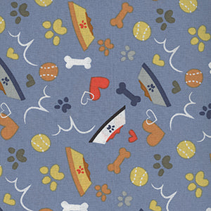 Good Puppy Play - Lavender by David Textiles