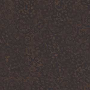 Essentials Leafy Scroll - Dark Chocolate by Wilmington Prints