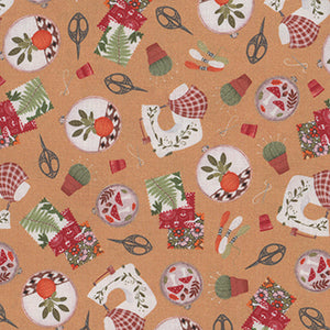 Harvest Minis - Brown Fall by P&B Textiles