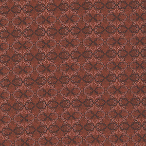 Harvest Gathering - Medallion Geo Claret by Benartex