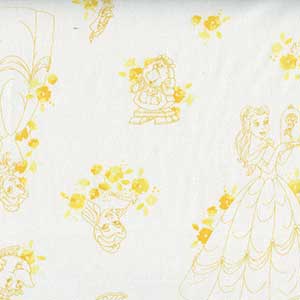 Disney Forever Princesses - White Novelty by Camelot Fabrics