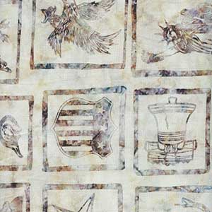 Liberty, Glory, Freedom - Cream Patriotic by Quilting Treasures