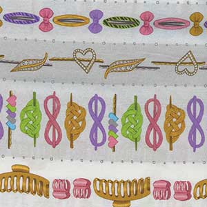 A Cut Above - White Novelty by Quilting Treasures
