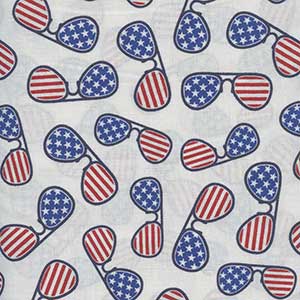 American Spirit - White Patriotic by Northcott
