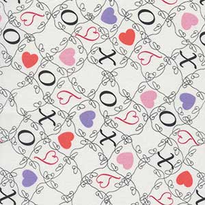 Lovebugs - White Valentine by Quilting Treasures