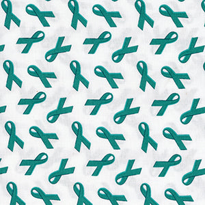 Ovarian Cancer - White Blender by Blank Quilting