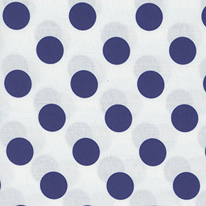 Dots & Stripes - White Geometric by Quilting Treasures