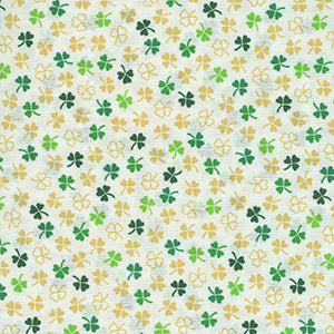 St. Patty's Cheer - White St. Patrick's by Quilting Treasures