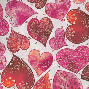 Love Struck - Cream Valentine by Quilting Treasures