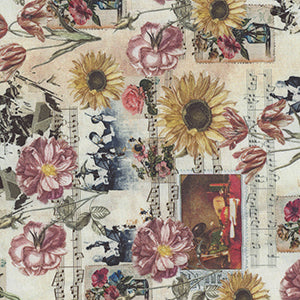 S-Classically Yours - Cream Floral by Blank Quilting