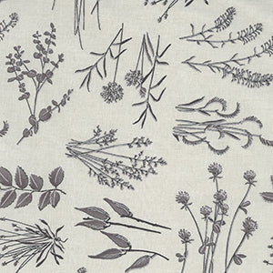 Silhouettes - Cream Floral by Moda