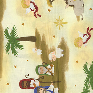 Away In A Manger - Cream Christmas by Blank Quilting