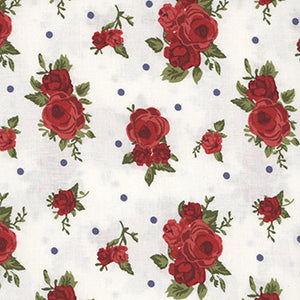 Summertime Daydream - White Floral by Wilmington Prints