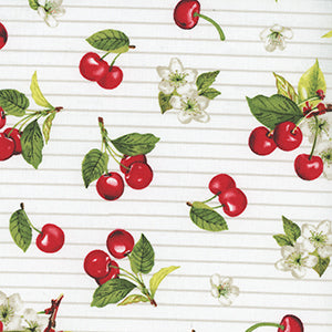 Sweet Cherry - White Novelty by Wilmington Prints