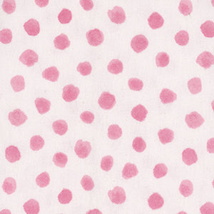 Pink Dots - Cream Geometric by 3 Wishes