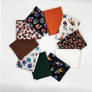 Football Fat Pack (10) cotton fabric