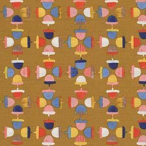 Sweet Oak - Gold Geometric by Windham Fabrics